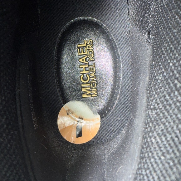 Michael Kors Black High-Top Sock Sneakers Please Read 2 Different Sizes - Picture 6 of 9